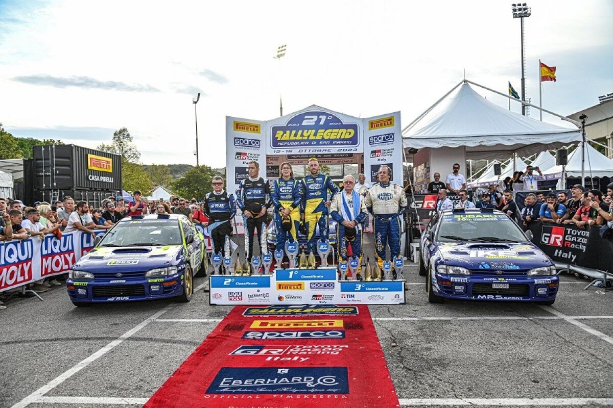 Musti-Zanet, Cairoli-Mori e Pedersoli-Adamo i vincitori di Rallylegend 2023 - 