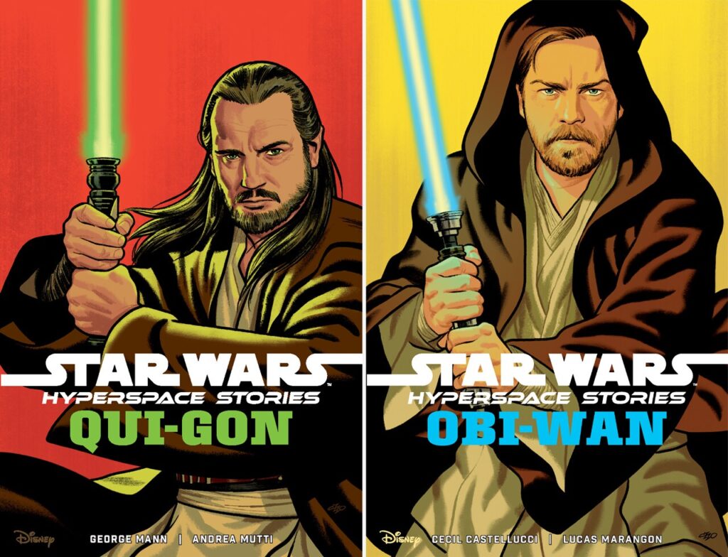Copertine di Qui-Gon e Obi-Wan