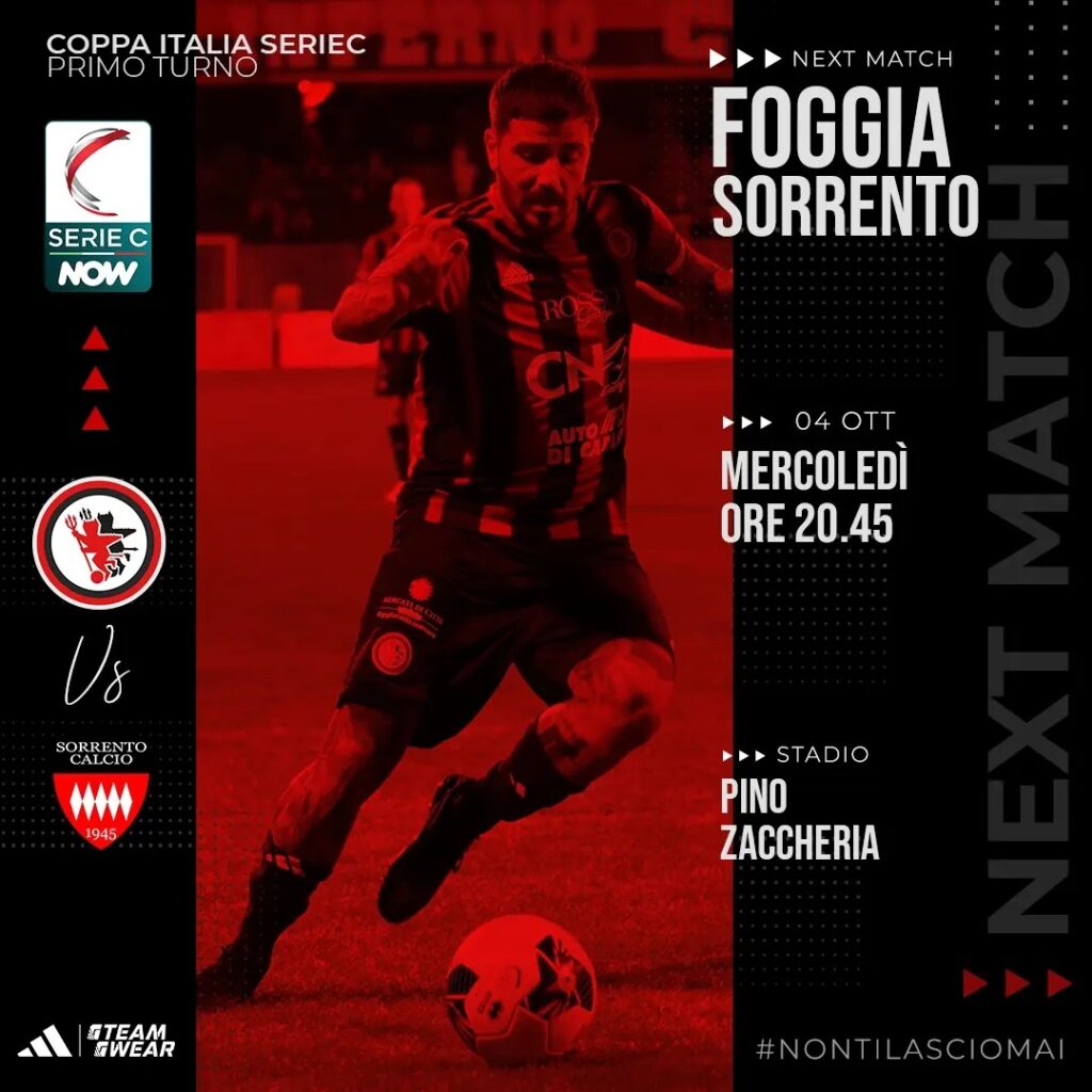 Immagine in evidenza: Foggia-Sorrento - crediti foto: pagina ufficiale Facebook Calcio Foggia 1920