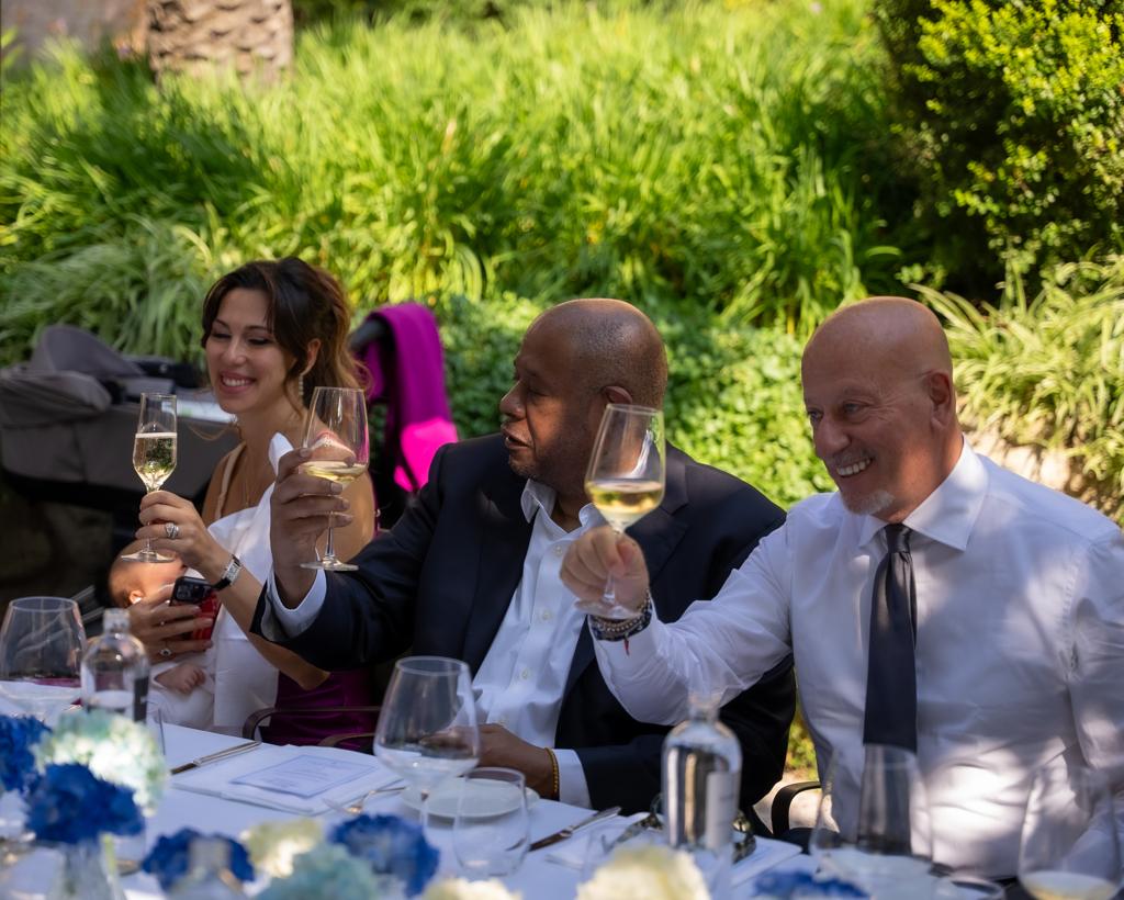 Premio Oscar Forest Whitaker alla festa di Domenico Vacca, stilista pugliese