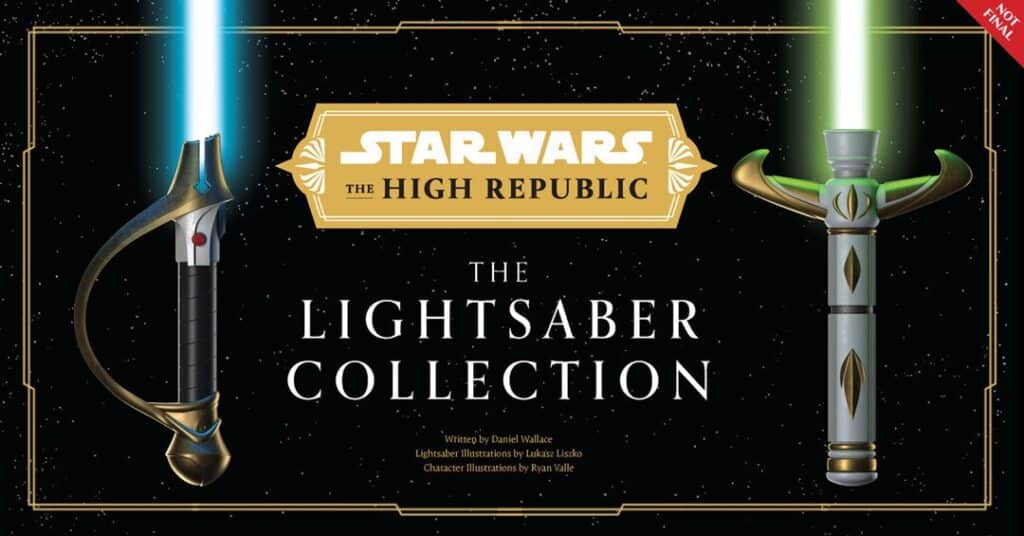 La guida The Lightsaber collection dedicata all'Alta Repubblica