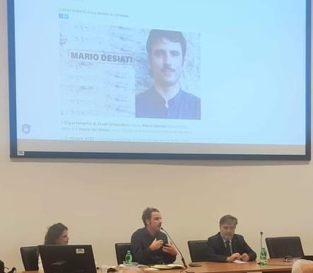 Nell'aula magna della facoltà di Lettere e Filosofia di Foggia- Foto "I Presidi del libro"