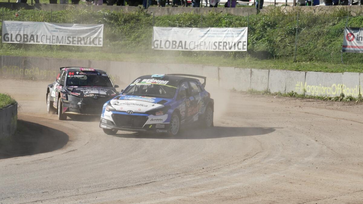 Fabio Mezzatesta sul podio finale di RX-Italia: il pilota romano chiude al terzo posto nel Tricolore Rallycross - 