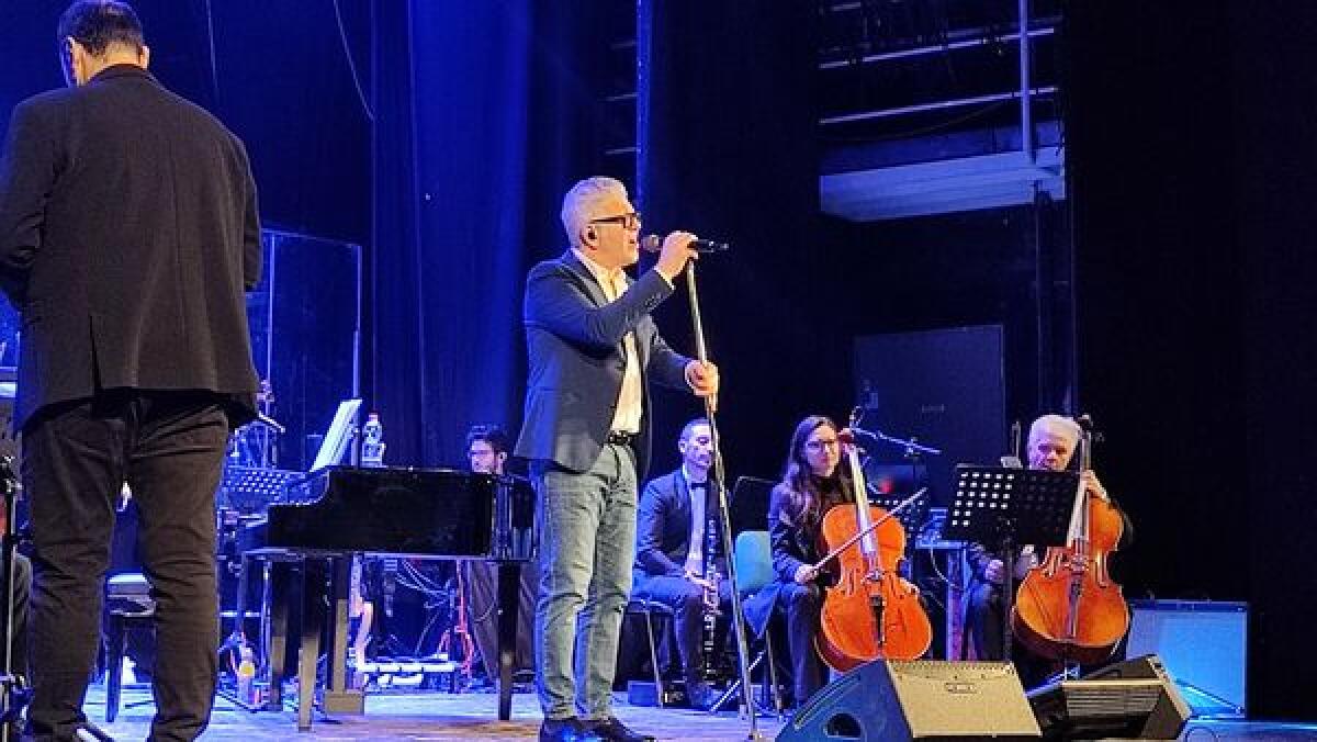 Trionfo del doppio concerto della Melos Orchestra con Michele Zarrillo a Lucera - MICHELE ZARRILLO, LUCERA