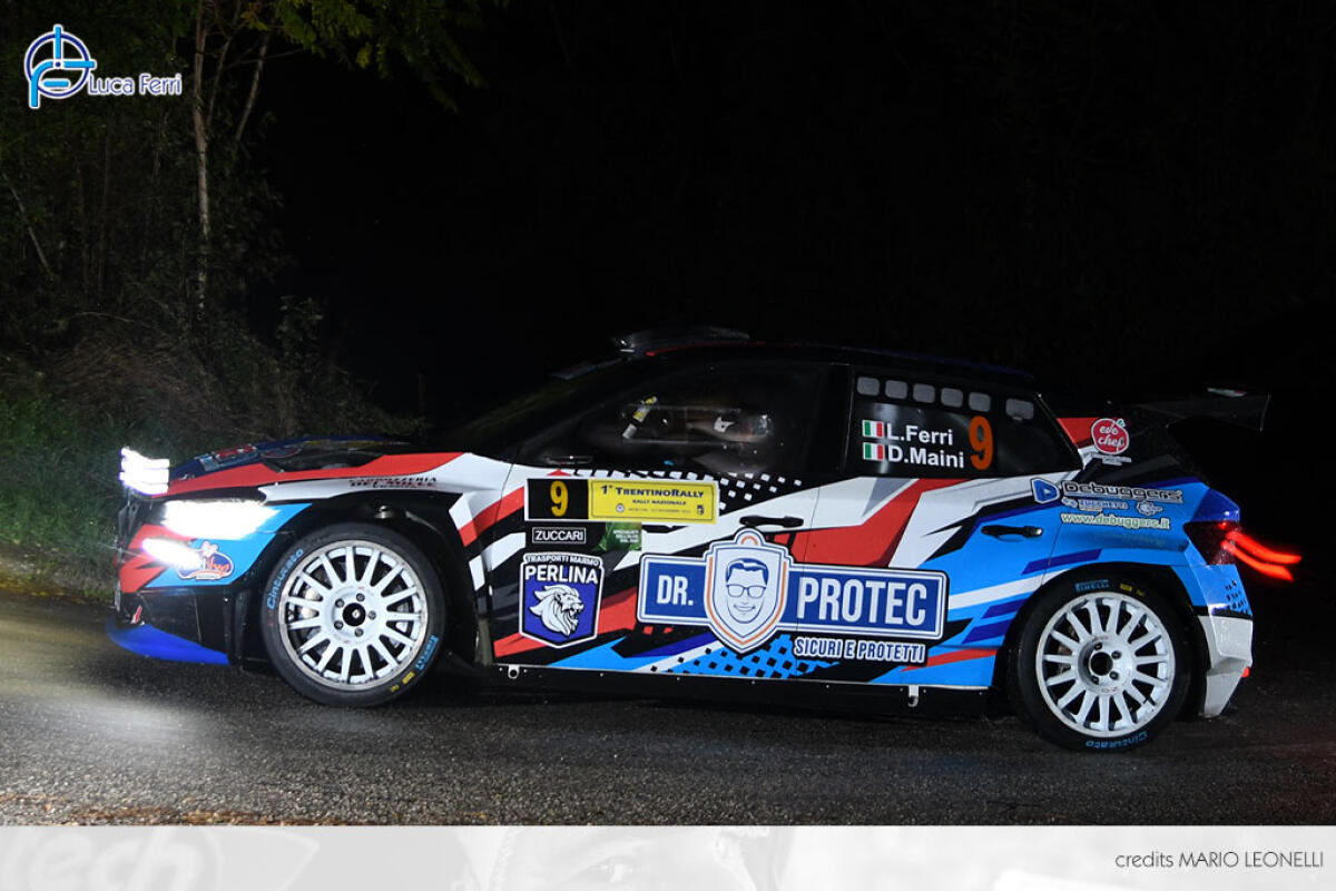 Il Trentino frena la prima di Ferri sulla Fabia RS - 