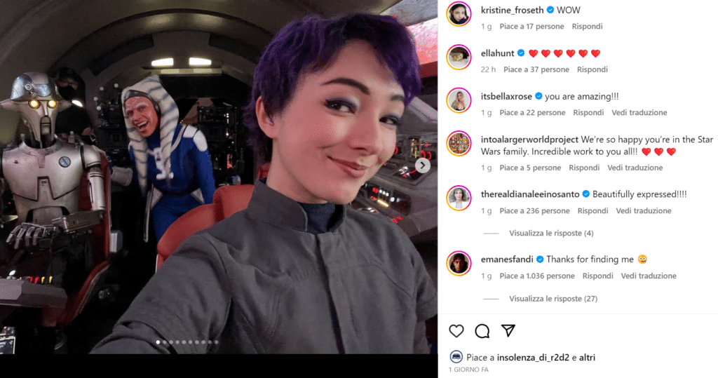 Il post di Natasha Liu Bordizzo