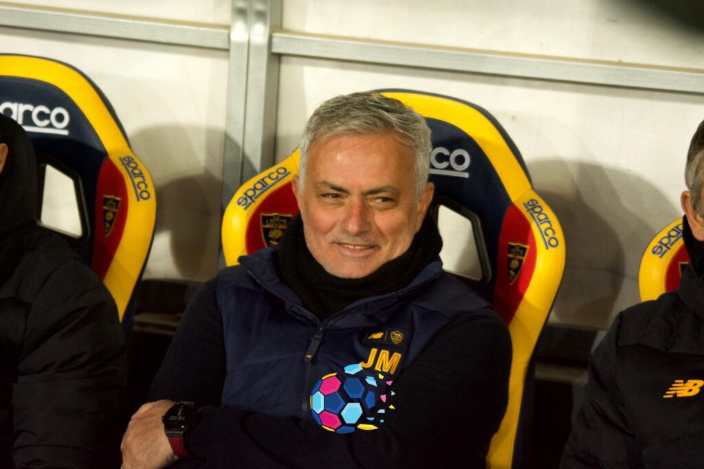 José Mourinho durante Lecce-Roma, crediti: Pasquale Golia per lagoleada.it - riproduzione riservata