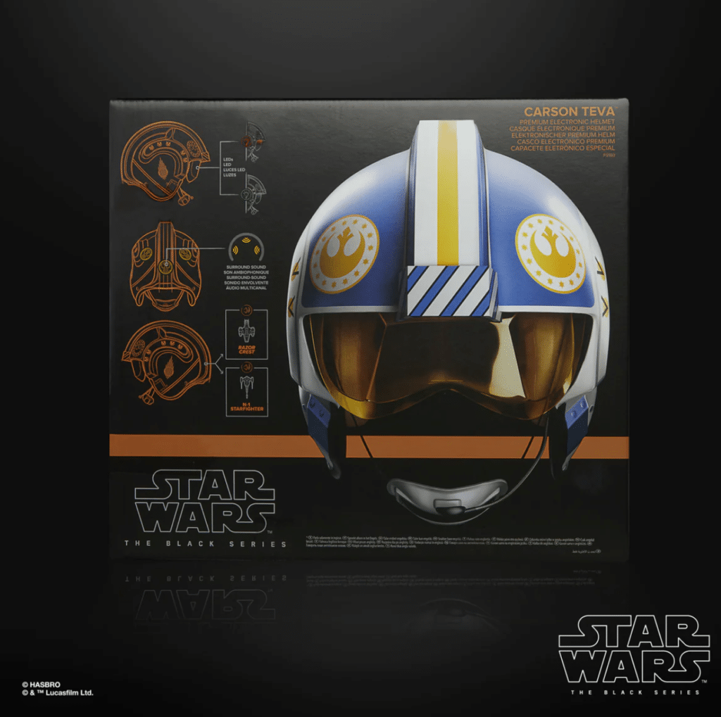 Il casco di Carson Teva