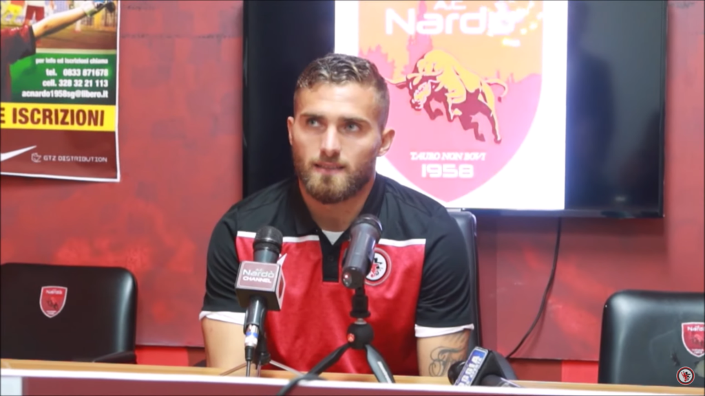 Immagine in evidenza: Andrea Cittadino ai tempi del Foggia - crediti foto: canale ufficiale YouTube Calcio Foggia 1920 (frame da video)