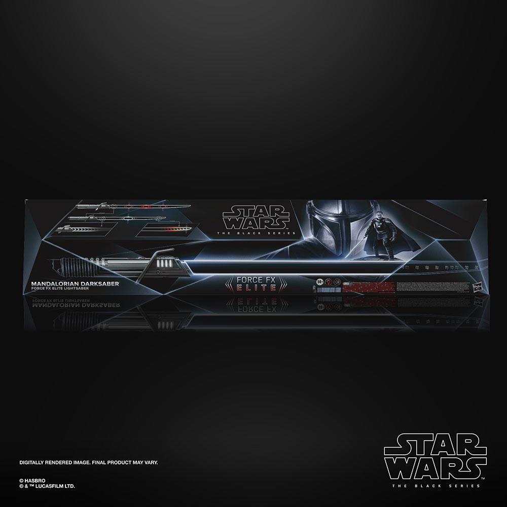 La darksaber prodotta dalla Hasbro