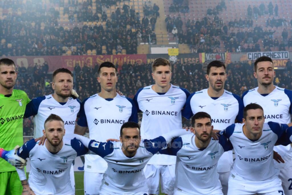 La formazione della Lazio, foto di Pasquale Golia per lagoleada.it - Riproduzione Riservata