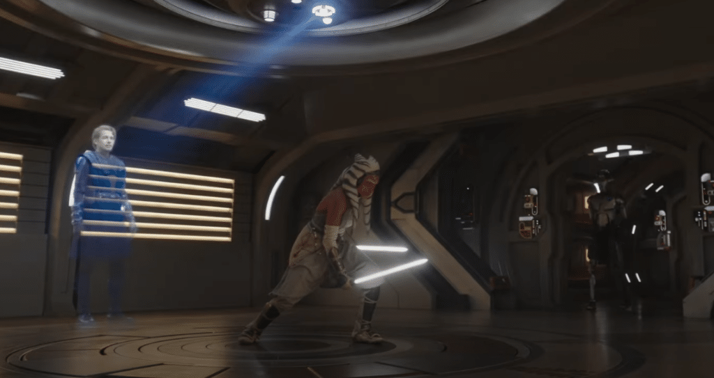 Ahsoka si allena con Anakin