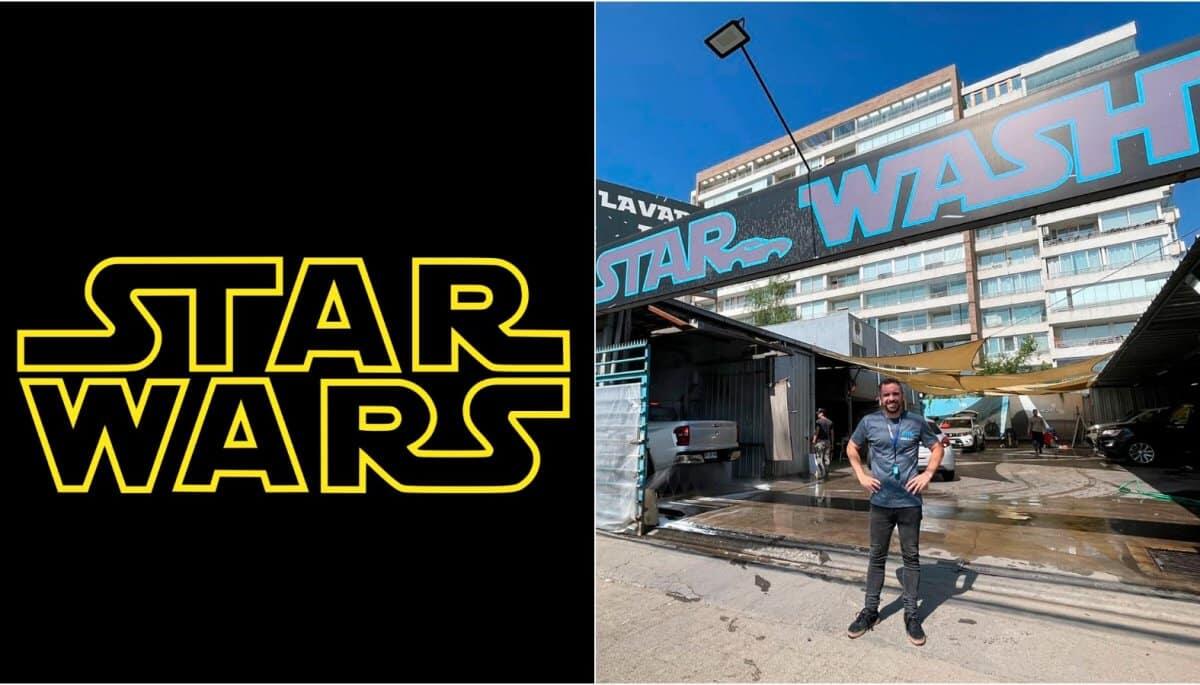 La storia dell'autolavaggio "Star Wash", denunciato per plagio da Lucasfilm - L'autolavaggio Star Wash in Cile