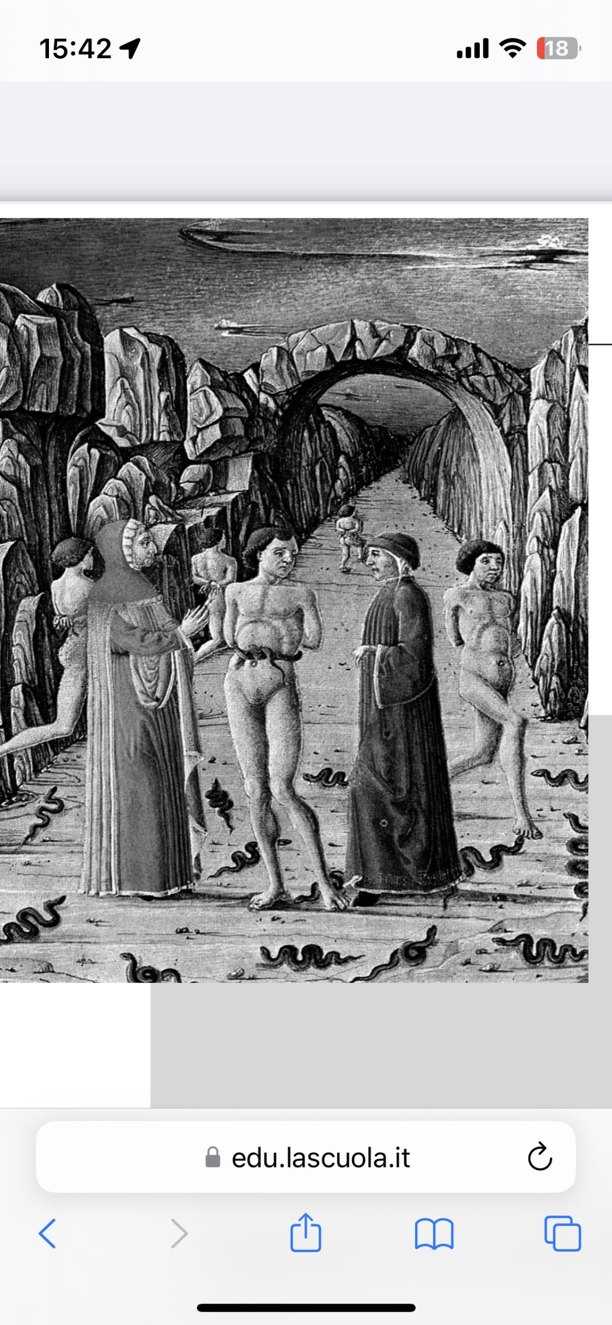 RUBRICA LETTERARIA: in Dante,  I ladri come serpenti perseguitati da serpi - 