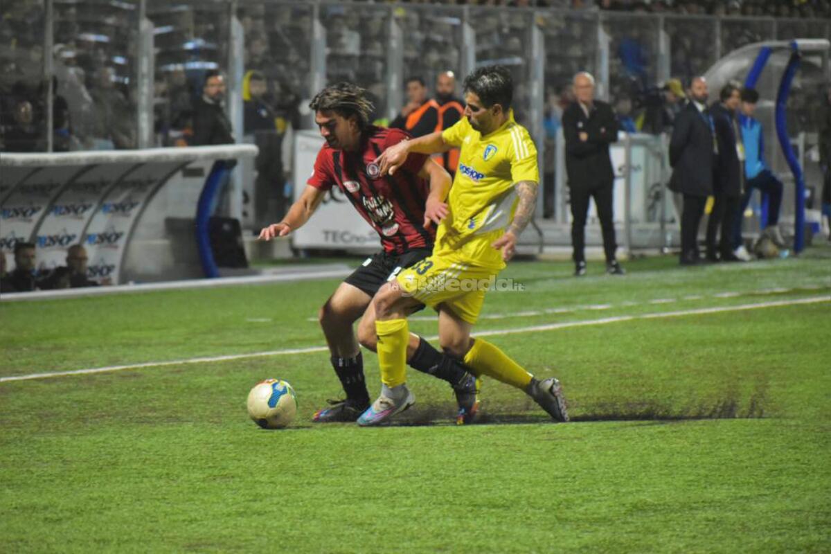 Dove vedere Cerignola-Foggia, ecco il canale - Immagine in evidenza: uno scatto di Audace Cerignola-Foggia (playoff Serie C 22/23) - crediti: foto di Luigia Spinelli (RIPRODUZIONE VIETATA)
