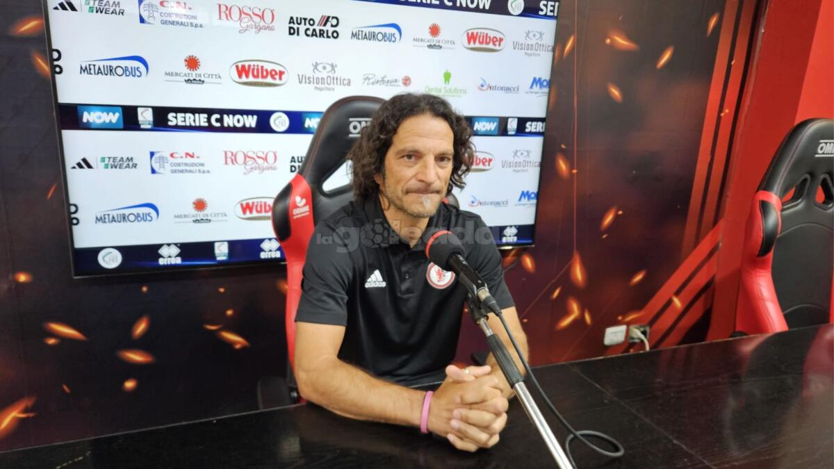 Foggia, fiducia a termine per mister Cudini? - Immagine in evidenza: mister Mirko Cudini - crediti: foto di Mario Mescia/lagoleada.it (RIPRODUZIONE VIETATA)
