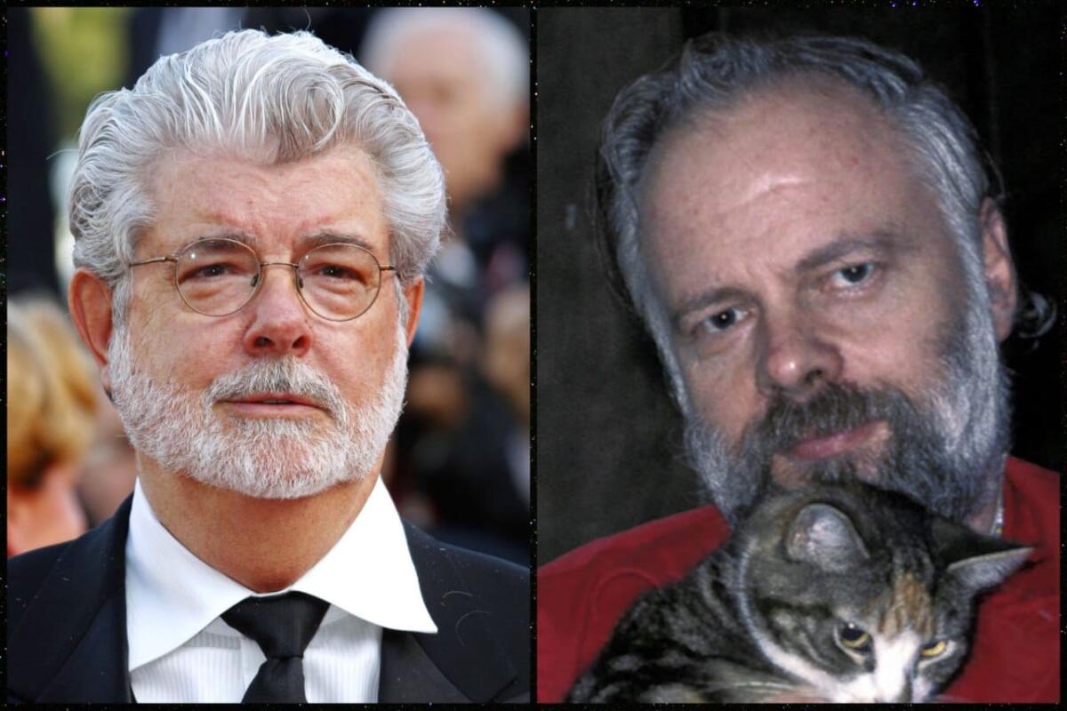 Prima della galassia lontana lontana: P.K. Dick - Copertina con George Lucas e Philip K. Dick