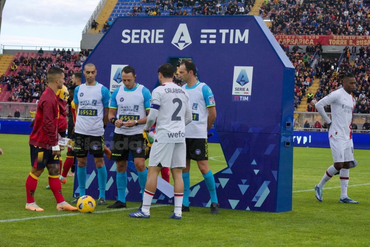 Super Lega: il no della FIGC! - Lecce-Milan 2-2. foto di Pasquale Golia per lagoleada.it (RIPRODUZIONE RISERVATA)