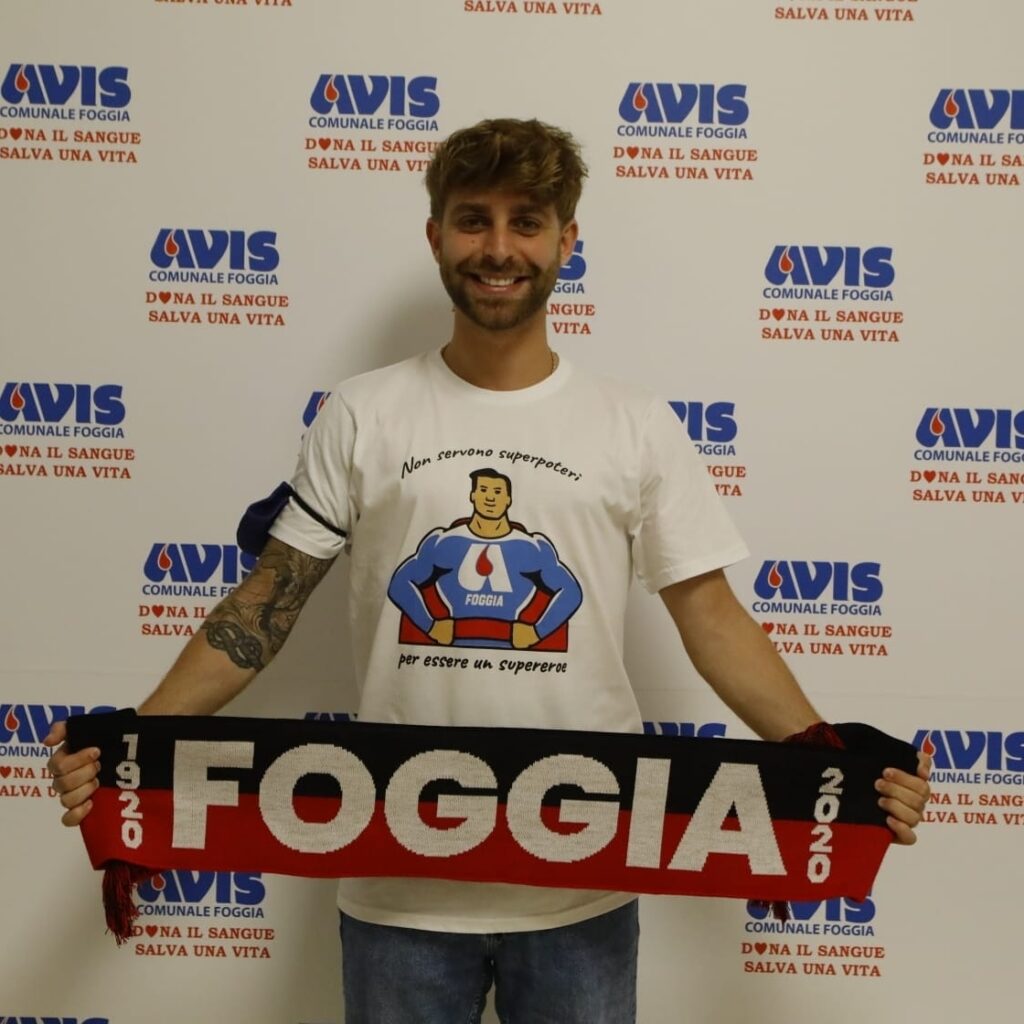 Immagine in evidenza: il vicepresidente del Foggia, Emanuele Canonico - crediti foto: pagina ufficiale Facebook Calcio Foggia 1920