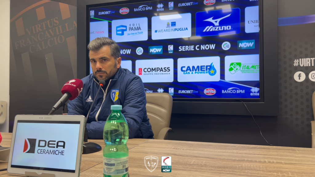 Immagine in evidenza: mister Ivan Tisci - crediti foto: pagina ufficiale Facebook Audace Cerignola (frame da video)