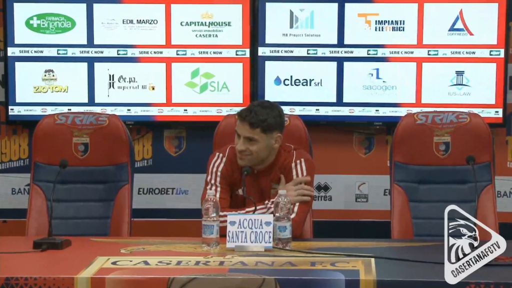 Immagine in evidenza: Camillo Tavernelli - crediti foto: pagina ufficiale Facebook Casertana F.C. (frame da video)