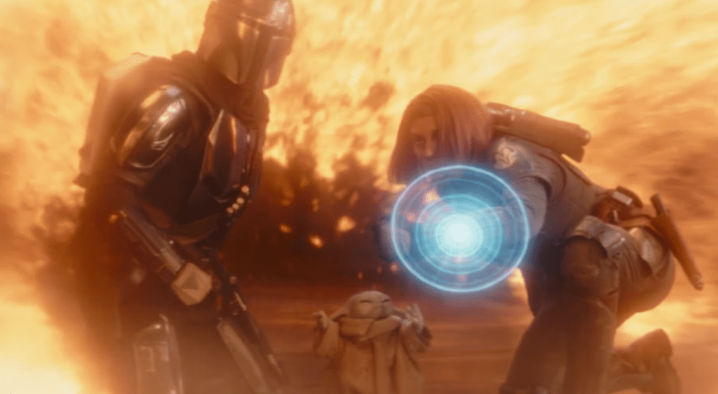 Grogu protegge Din e Bo-Katan