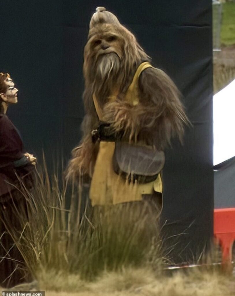 Un bellissimo personaggio wookiee dal set