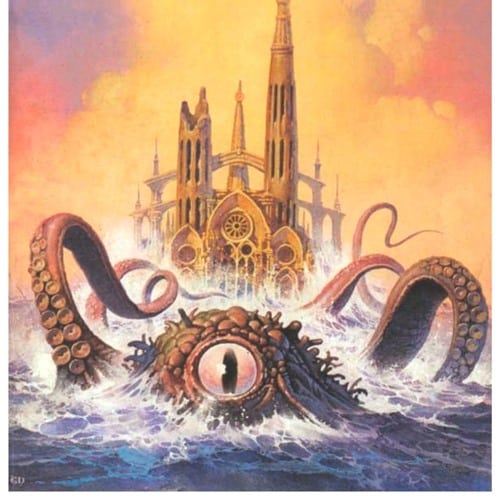 Dettaglio della copertina di Guaritore Galattico (1969).