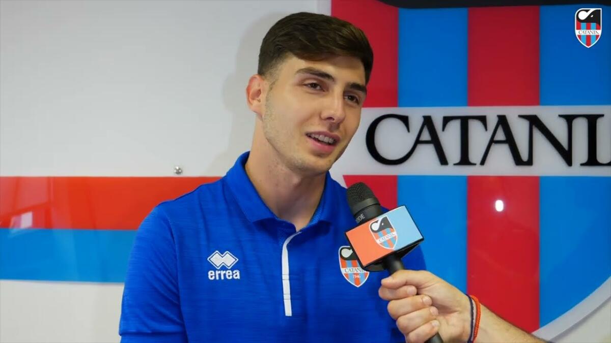 Accordo tra Foggia e Catania per Bocic? Ecco le ultime - Immagine in evidenza: Miloš Bočić - crediti foto: canale ufficiale YouTube Catania FC (frame da video)