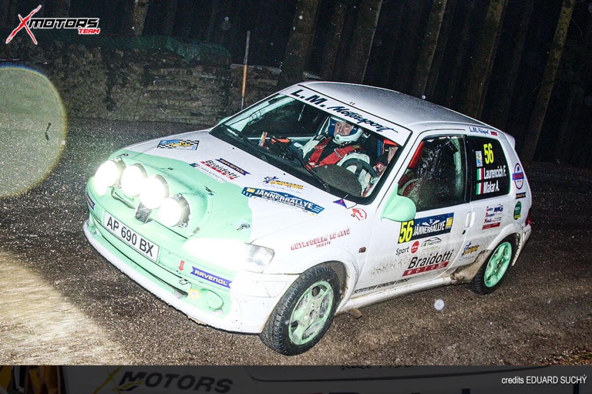 Jännerrallye, Laurencich apre bene il 2024 - 