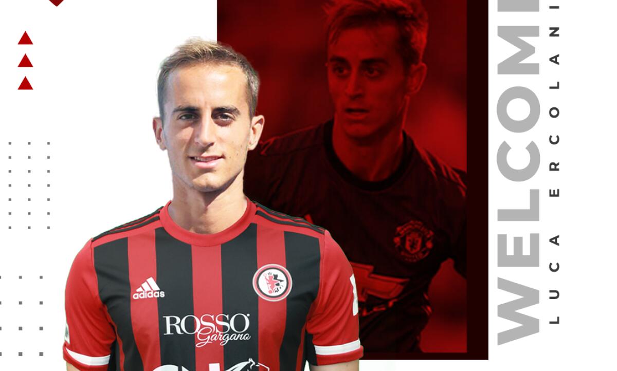 Foggia, Ercolani: "Entusiasmo e voglia di far bene. Sono..." - Immagine in evidenza: Luca Ercolani - crediti foto: sito ufficiale Calcio Foggia 1920