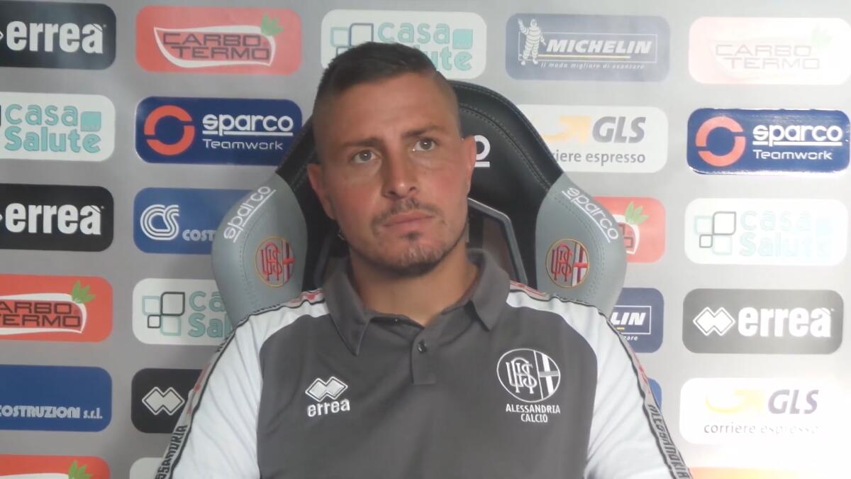 Foggia, spunta il nome di Eusepi per l'attacco? - Immagine in evidenza: Umberto Eusepi - crediti foto: canale ufficiale YouTube Alessandria Calcio (frame da video)