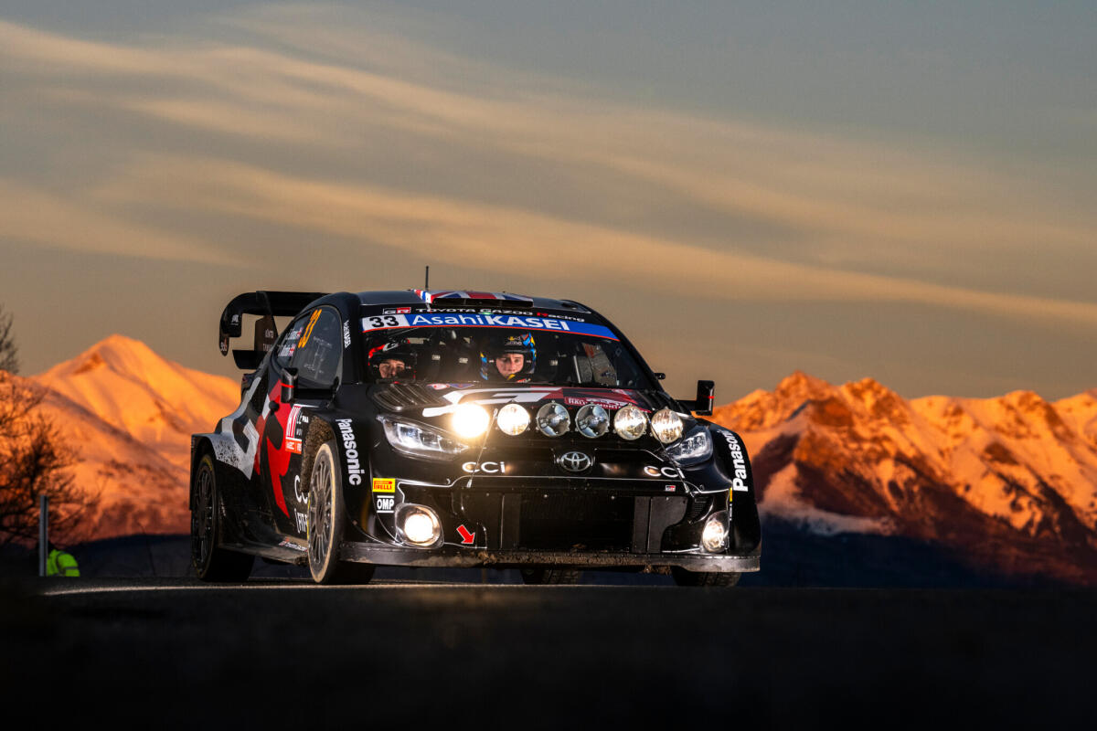 Elfyn Evans primo leader del Rallye Montecarlo - 