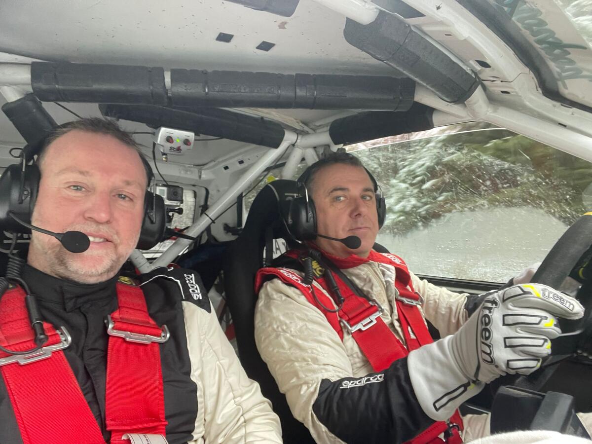 La Gorizia Corse al traguardo dell'invernale Janner Rallye - 
