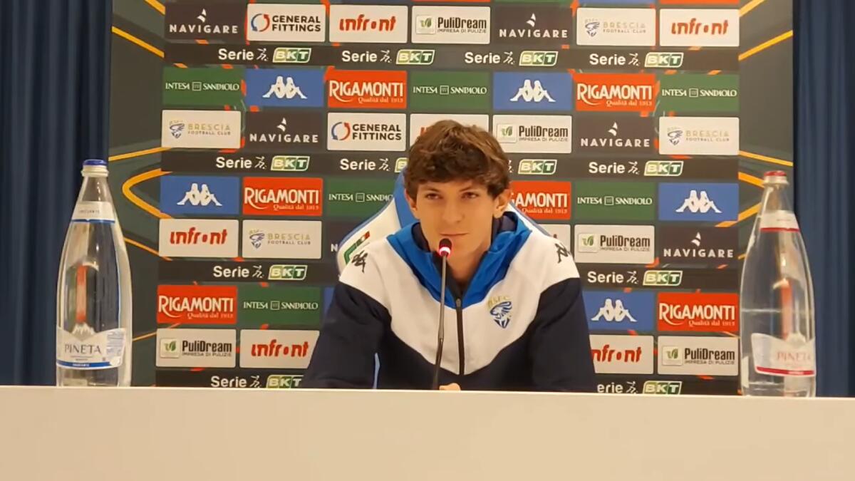 C'è anche il Foggia su Andreoli? Ecco chi è - Immagine in evidenza: Lorenzo Andreoli - crediti foto: canale ufficiale YouTube Brescia Calcio (frame da video)