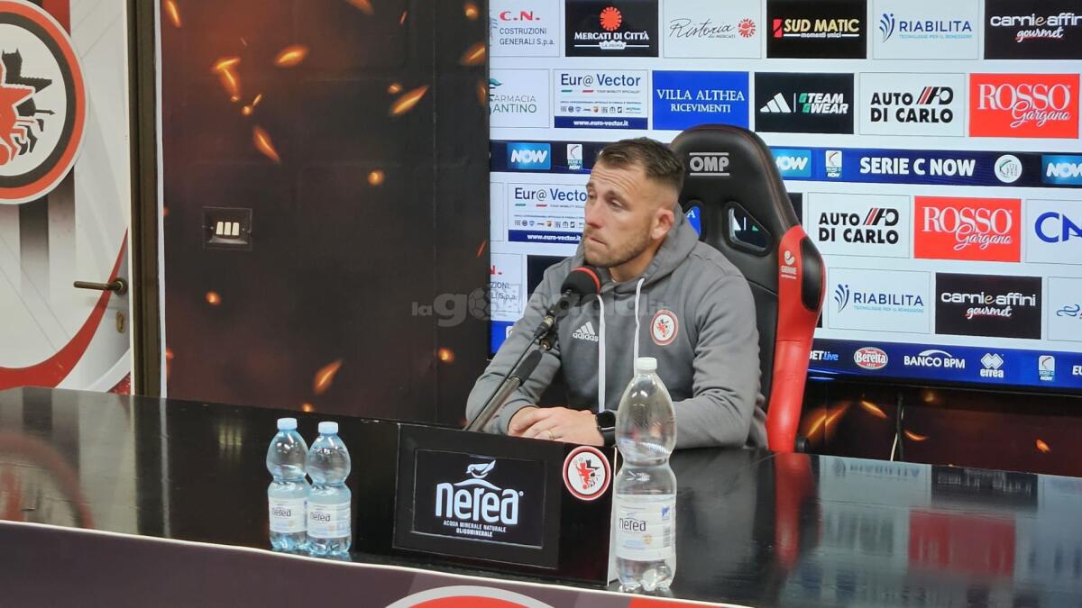 Foggia, Coletti: "Due gol regalati. Bisogna cambiare..." - Immagine in evidenza: mister Tommaso Coletti - crediti: foto di Mario Mescia/lagoleada.it (RIPRODUZIONE VIETATA)