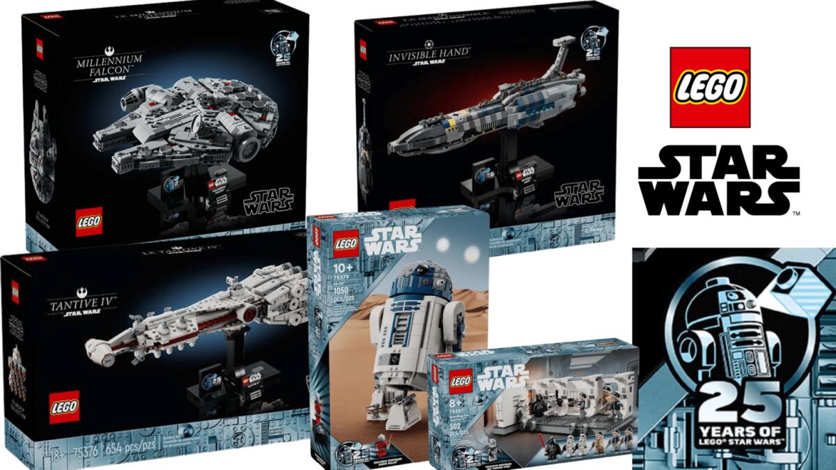 LEGO Star Wars: ecco 5 nuovi bellissimi set per i 25 anni della collaborazione! - I nuovi set del 25esimo anniversario LEGO Star Wars
