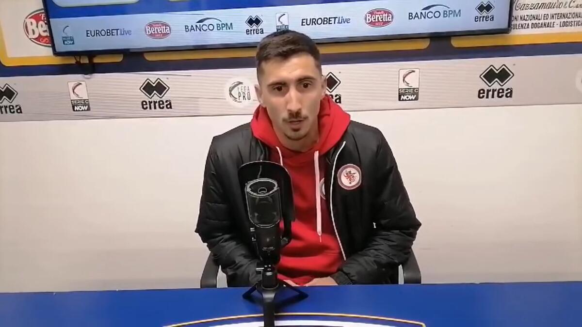 Foggia, Rizzo: "Chiediamo scusa a tutti" - Immagine in evidenza: Alberto Rizzo - crediti foto: pagina ufficiale Facebook Calcio Foggia 1920 (frame da video)