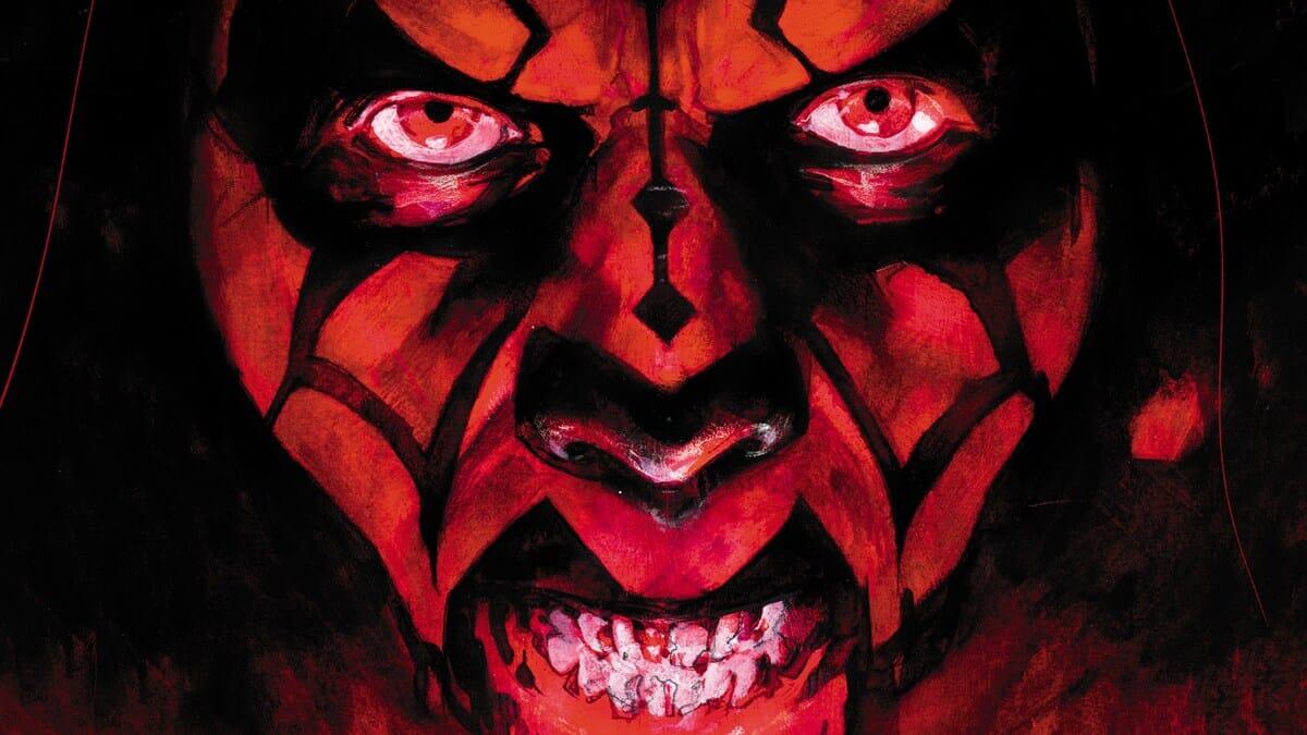 Darth Maul: in arrivo una nuova miniserie con nemici inediti! - La copertina di Darth Maul – Black, White & Red