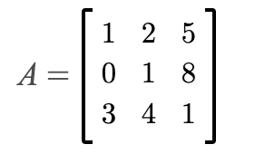 Esempio Matrice 2