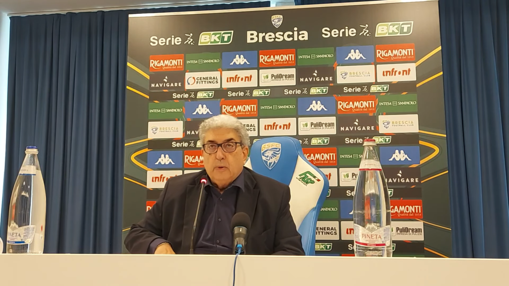 Immagine in evidenza: Giorgio Perinetti - crediti foto: canale ufficiale YouTube Brescia Calcio (frame da video)