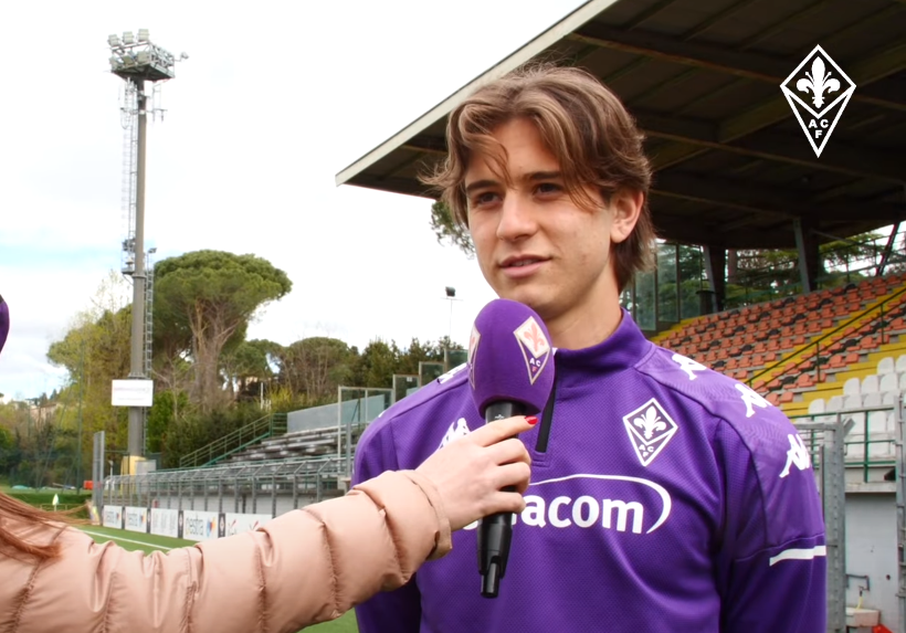 Mattia Fiorini, frame da canale ufficiale ACF Fiorentina