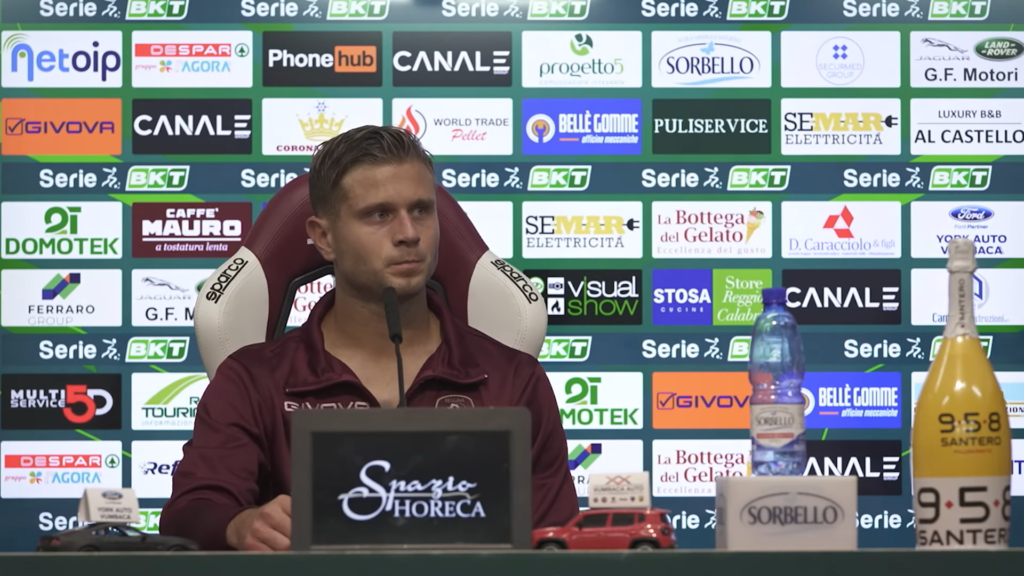 Immagine in evidenza: Gabriele Gori - crediti foto: canale YouTube ufficiale Reggina 1914 (frame da video)