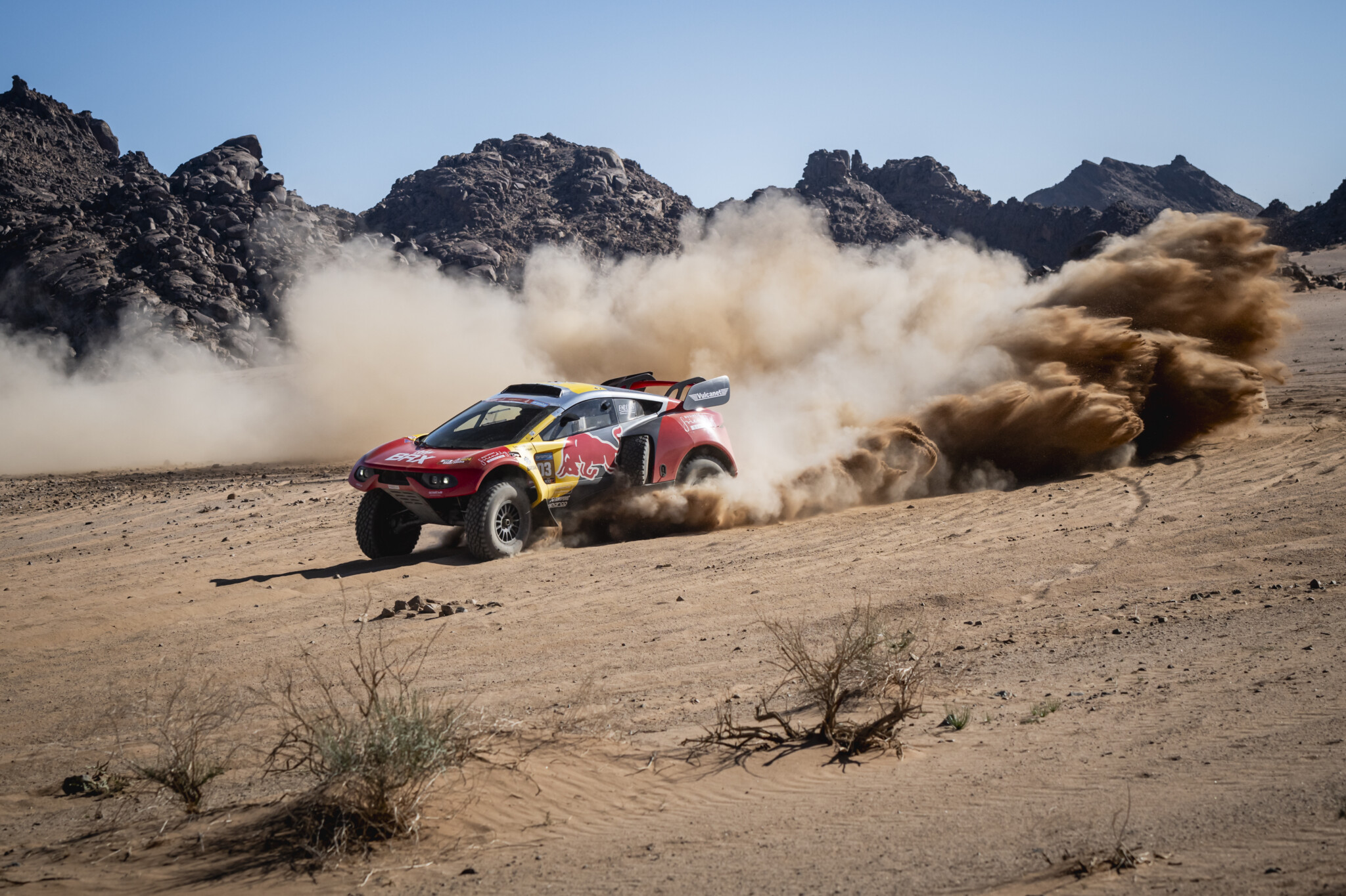 Loeb parte forte con il 3° tempo nel Prologo (Marcelo Maragni / Red Bull Content Pool)