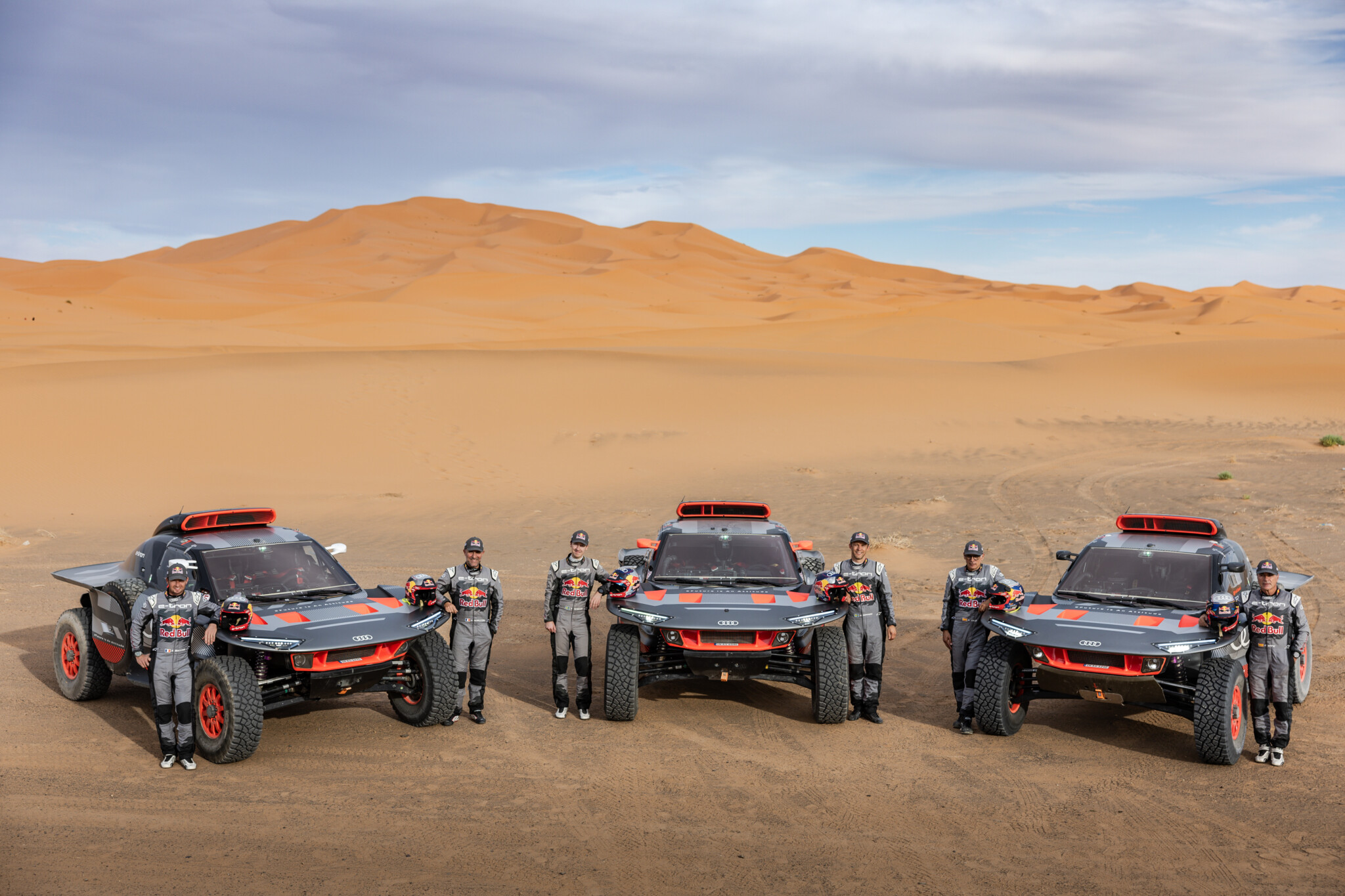 Il team Audi dato per sfavorito alla Dakar 2024 (Kin Marcin / Red Bull Content Pool)