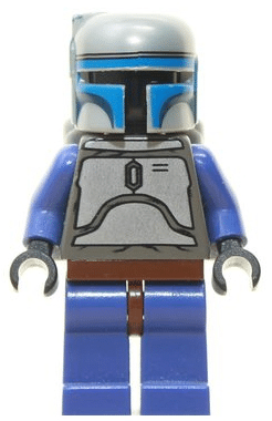 La minifigure di Jango Fett con la balaclava head