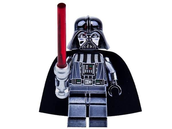 La minifigure cromata di Vader