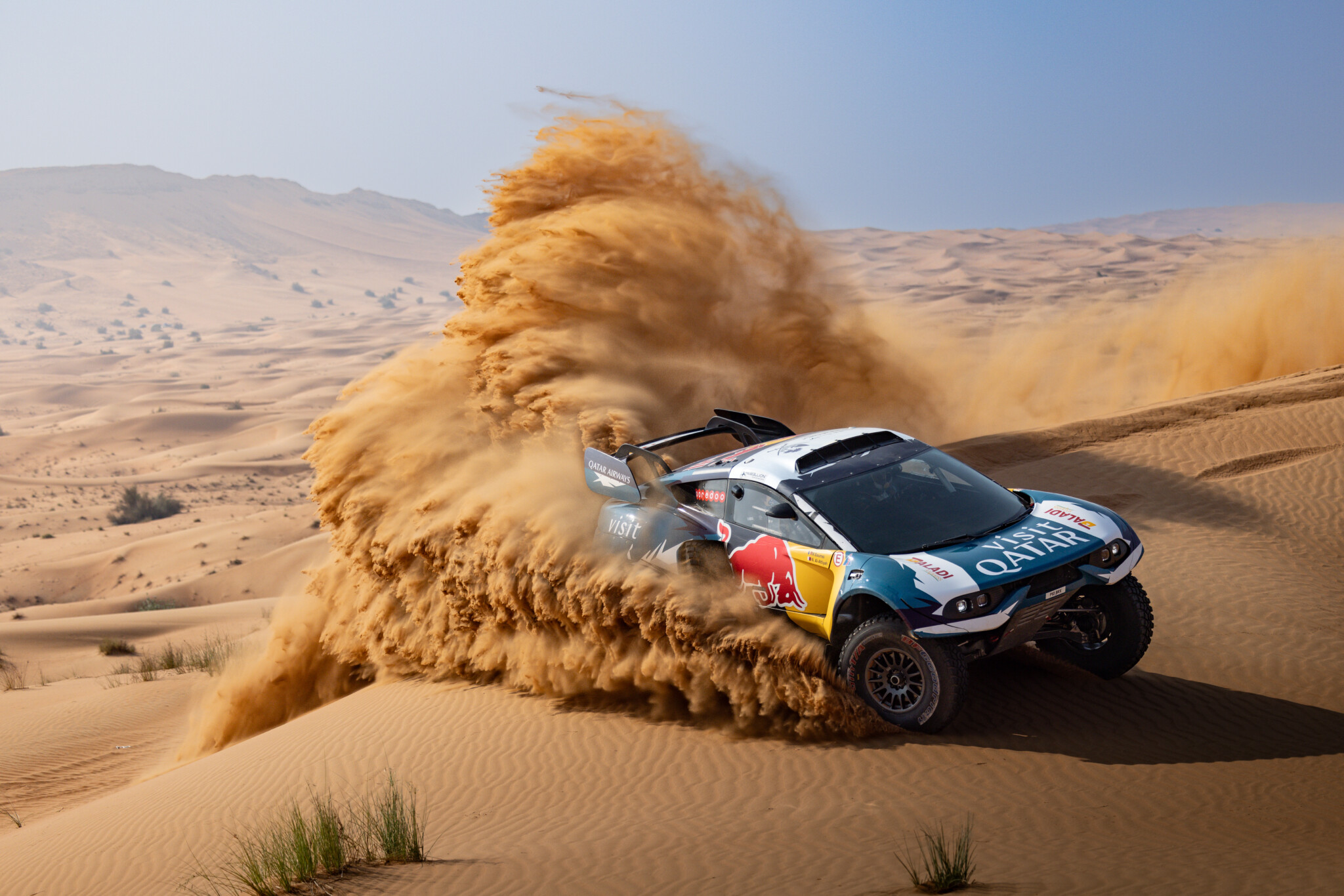 Al-Attiyah lamenta problemi di affidabilità sul suo nuovo veicolo (Kin Marcin / Red Bull)