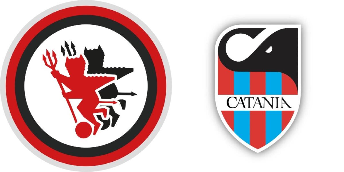 Serie C, le formazioni ufficiali di Foggia-Catania - Immagine in evidenza: stemmi Foggia e Catania - crediti foto (di entrambe): pagine ufficiali Facebook delle due società