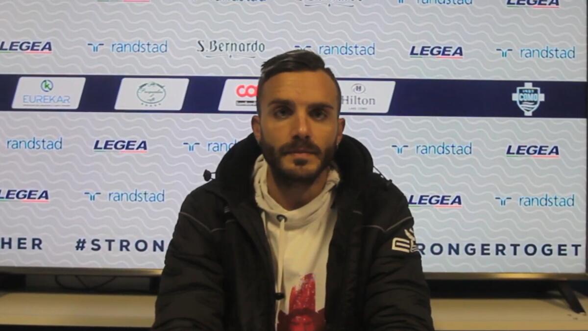 Foggia, Rolando: "Prima la salvezza, ma non ci poniamo limiti" - Immagine in evidenza: Mattia Rolando - crediti foto: canale ufficiale YouTube F.C. Pro Vercelli 1892 (frame da video)